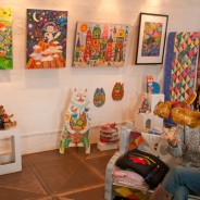 Елена Потякина создала для проекта «Рождественская Елка Ангела» сказочные открытки